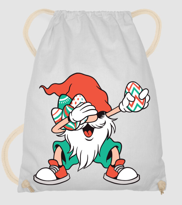 Elf de Paște DAB model alb pe tricou