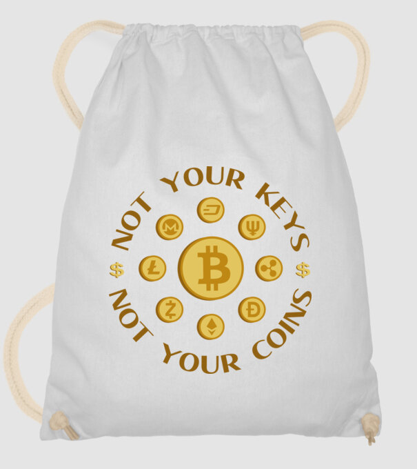 Criptomonede model alb pe tricou