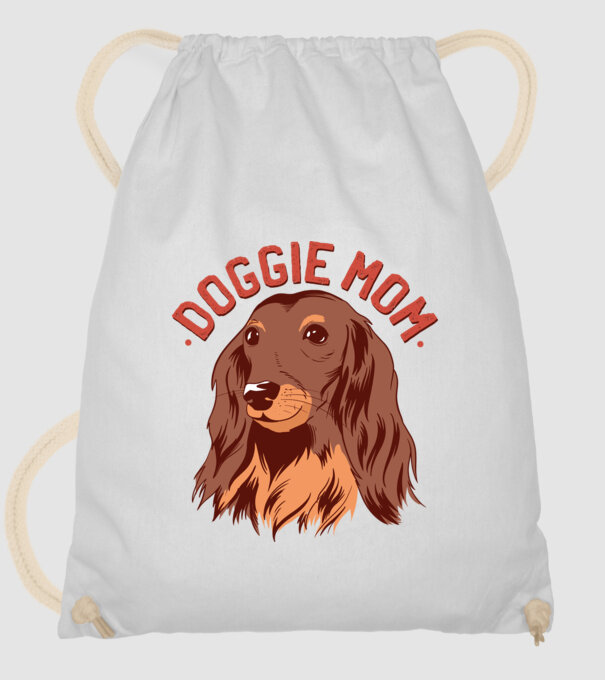 Mamă de Câine model alb pe tricou