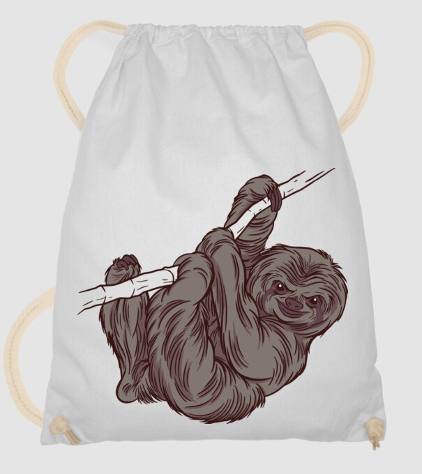Leneș model alb pe tricou