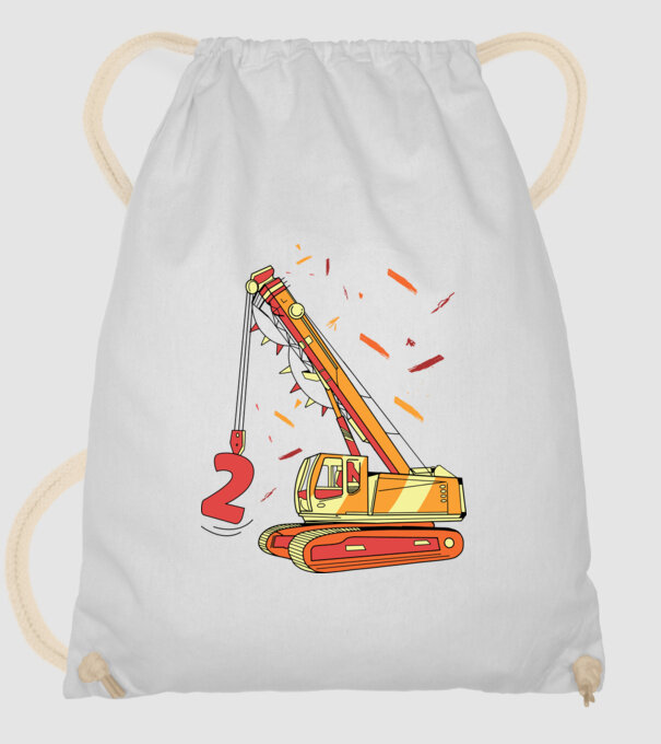 Prindere 2nd Birthday model alb pe tricou