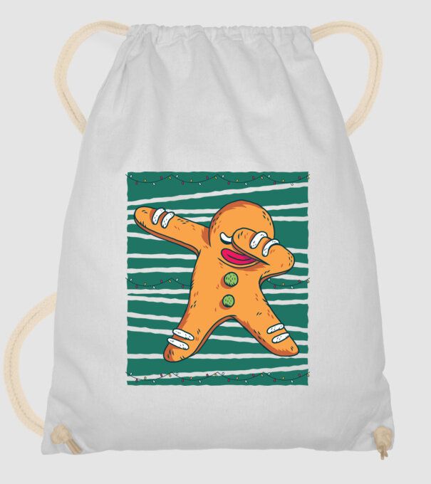 Turtă dulce DAB Crăciun model alb pe tricou