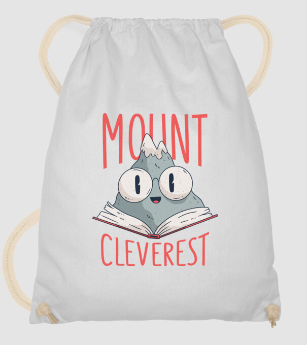 Tricou Mount Cleverest model alb pe tricou