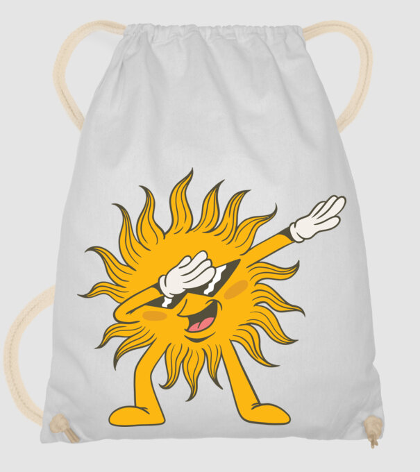 Soare DAB model alb pe tricou