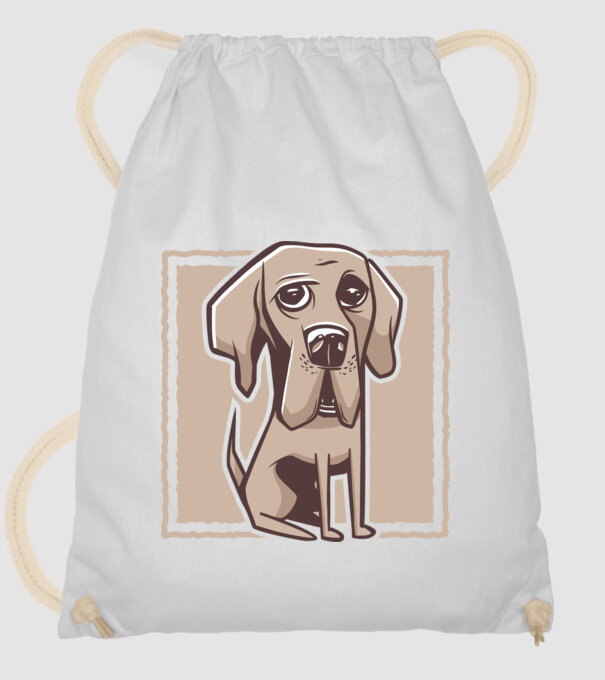 Câine Mastiff german model alb pe tricou