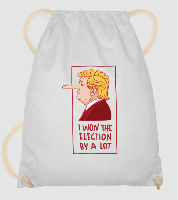 Pinocchio Trump model alb pe tricou