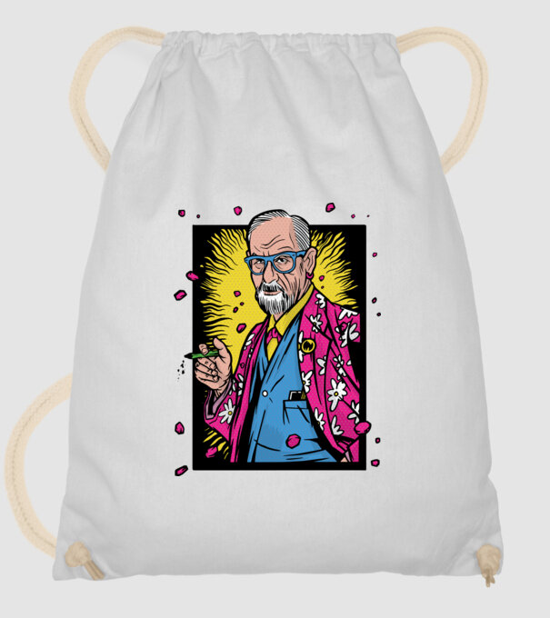 Sigmund Freud Filozof model alb pe tricou