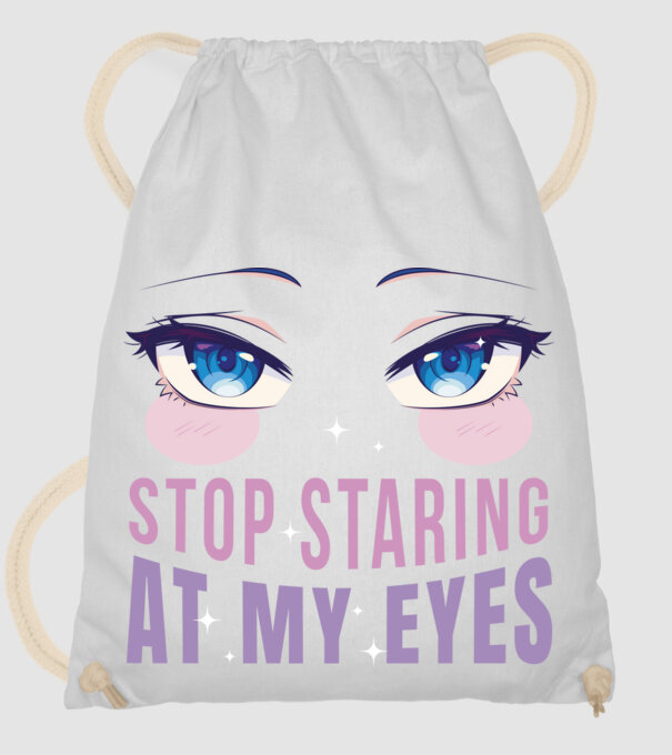 Ochi sexy Anime model alb pe tricou