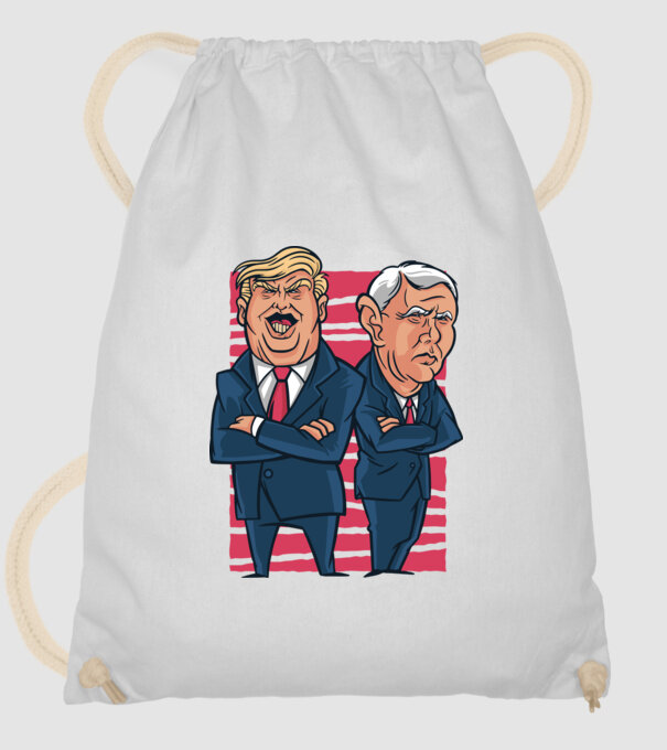 Trump Pence USA model alb pe tricou