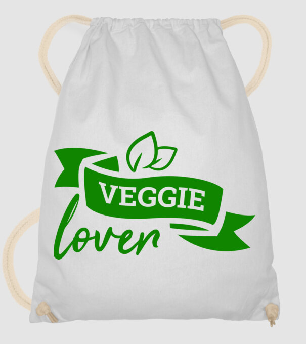 Veggie lover Iubitor de legume model alb pe tricou
