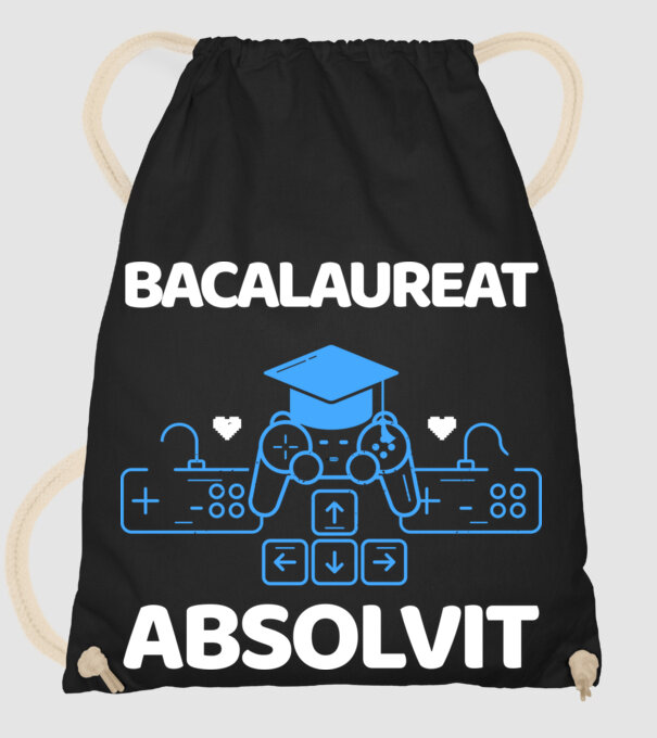 Bacalaureat absolvit model negru pe tricou
