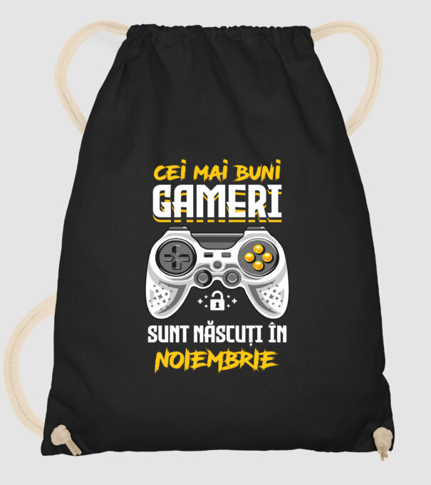 cei mai buni gameri sunt născuți în noiembrie model negru pe tricou