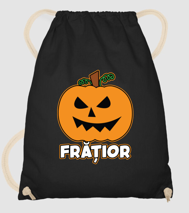 frățior model negru pe tricou