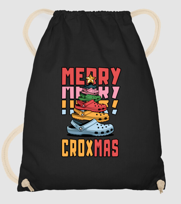 Merry Croxmas  model negru pe tricou