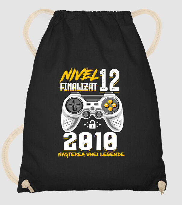 Nivel 12 finalizat. 2010 nașterea unei legende model negru pe tricou