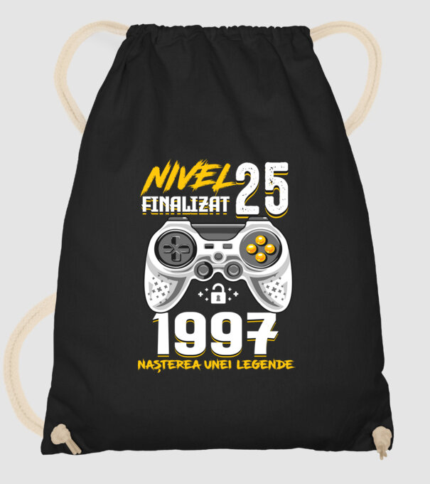 Nivel 25 finalizat. 1997 nașterea unei legende model negru pe tricou