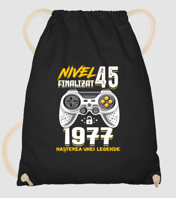 Nivel 45 finalizat. 1977 nașterea unei legende model negru pe tricou