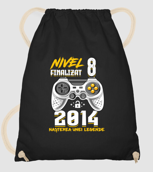 Nivel 8 finalizat. 2014 nașterea unei legende model negru pe tricou