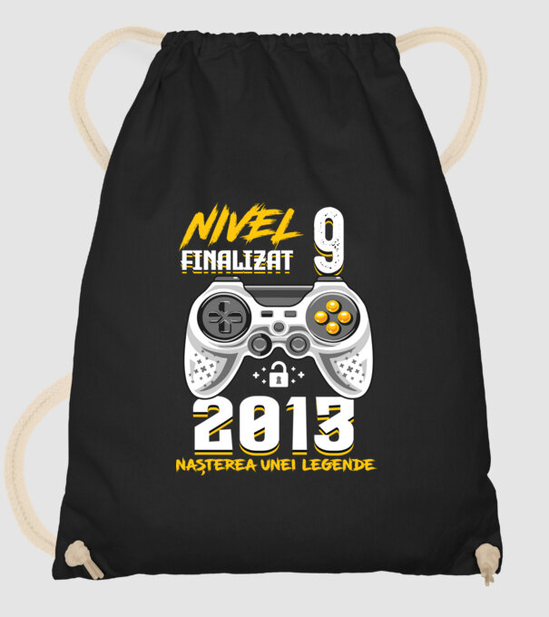 Nivel 9 finalizat. 2013 nașterea unei legende model negru pe tricou