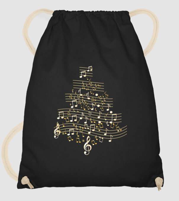 note de Crăciun model negru pe tricou