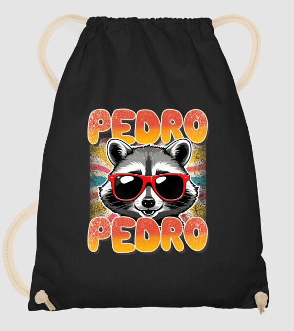 Pedro Pedro groovy retro model negru pe tricou