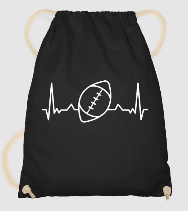 Fotbal american Evoluție model negru pe tricou