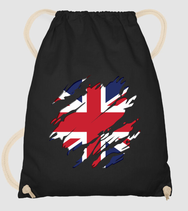UK Steagul Regatului Unit model negru pe tricou