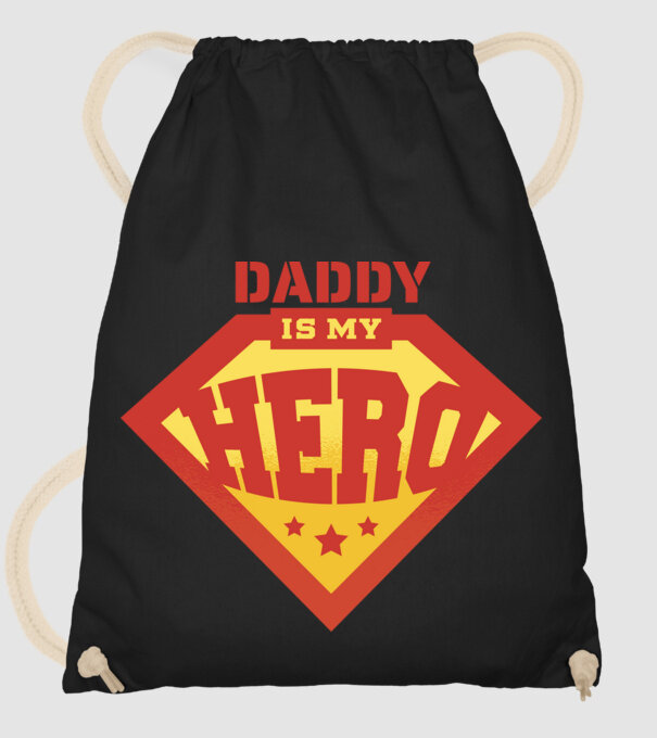 Tata este Supereroul meu model negru pe tricou
