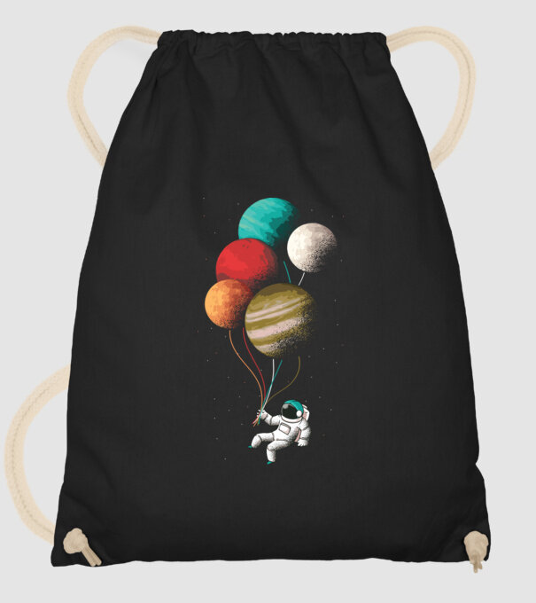 Astronaut Balloons baloane astronaut model negru pe tricou