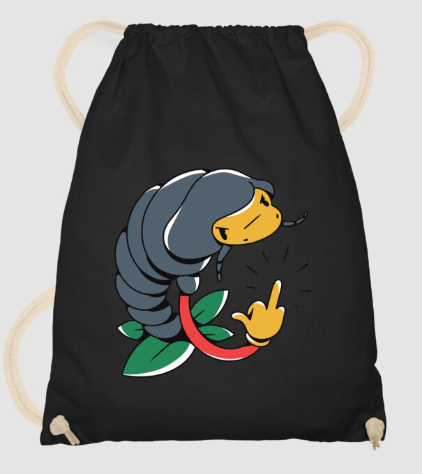 Izopodă model negru pe tricou