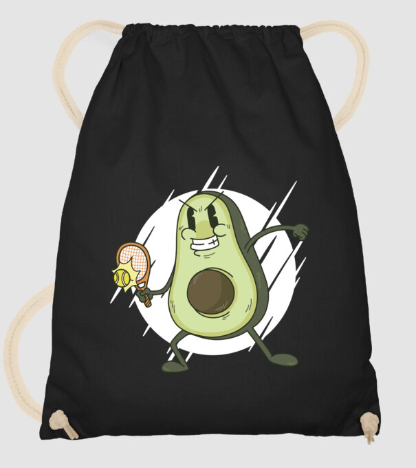 Tenis Avocado model negru pe tricou