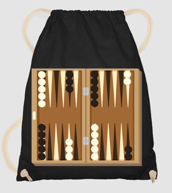 Joc de table model negru pe tricou
