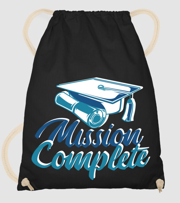 Absolvire cu succes model negru pe tricou