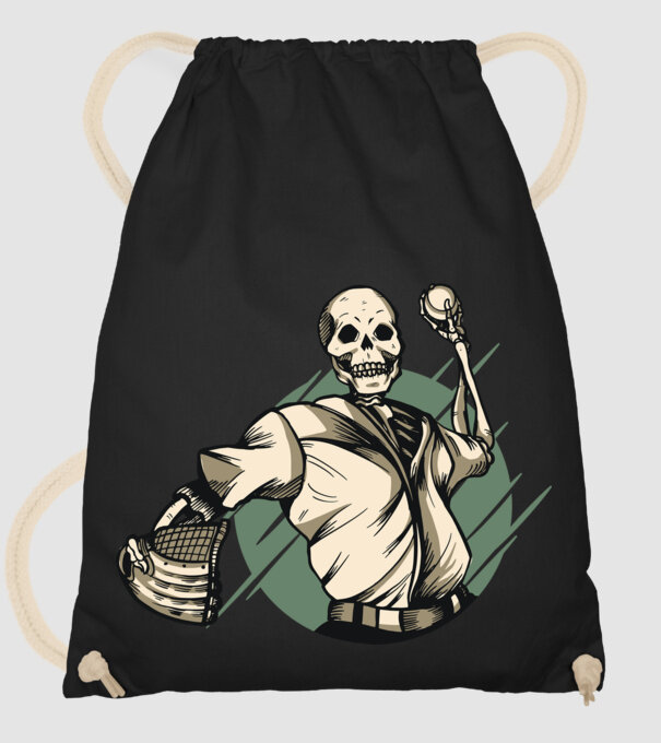 Schelet Baseball model negru pe tricou