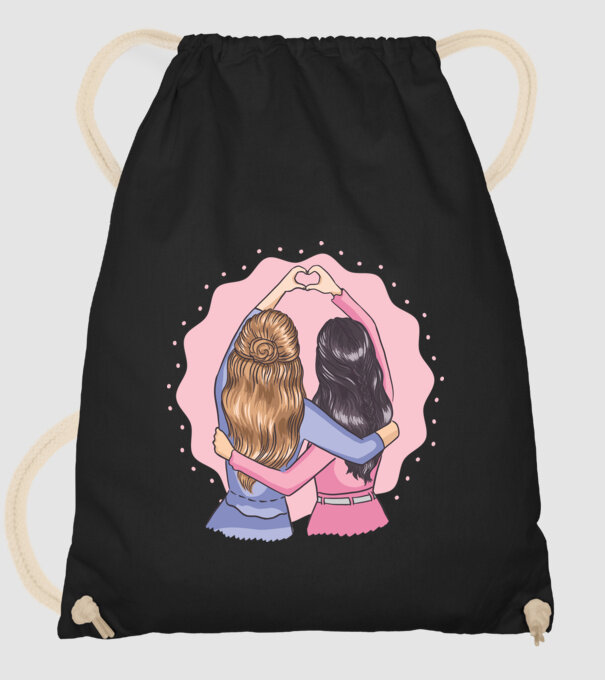 Best Friends Forever - Cele mai bune prietene model negru pe tricou