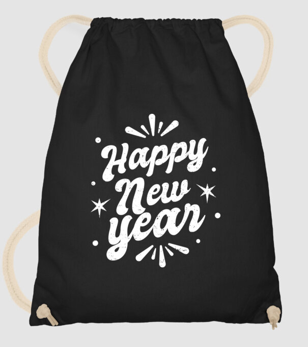 An nou fericit model negru pe tricou