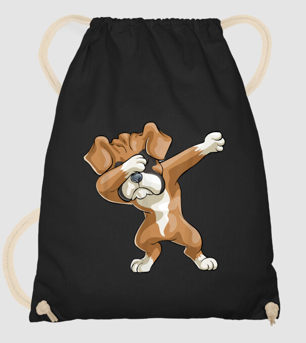 Boxer dab model negru pe tricou