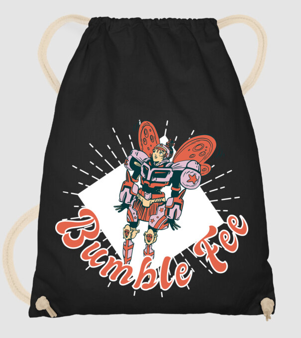 Bumble Fee - Zâna Robot model negru pe tricou
