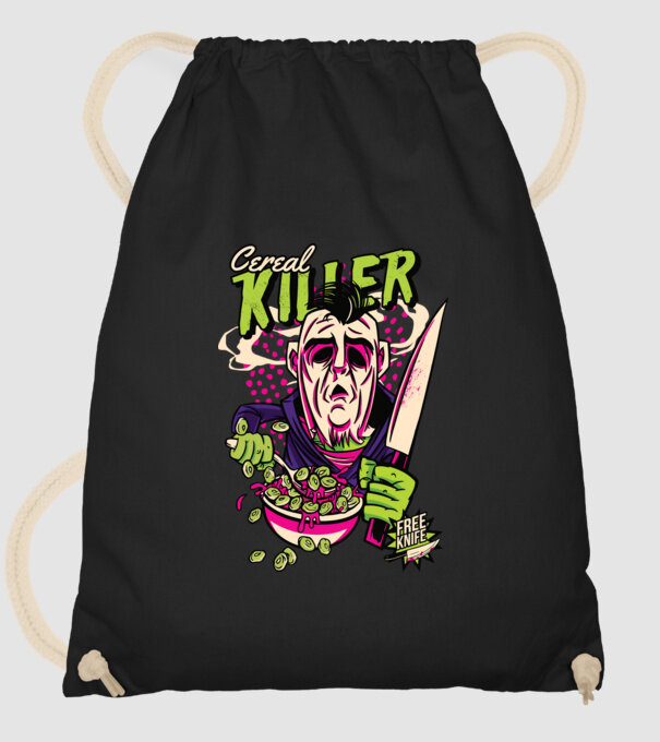 Cereale Killer Fulgi de cereale model negru pe tricou