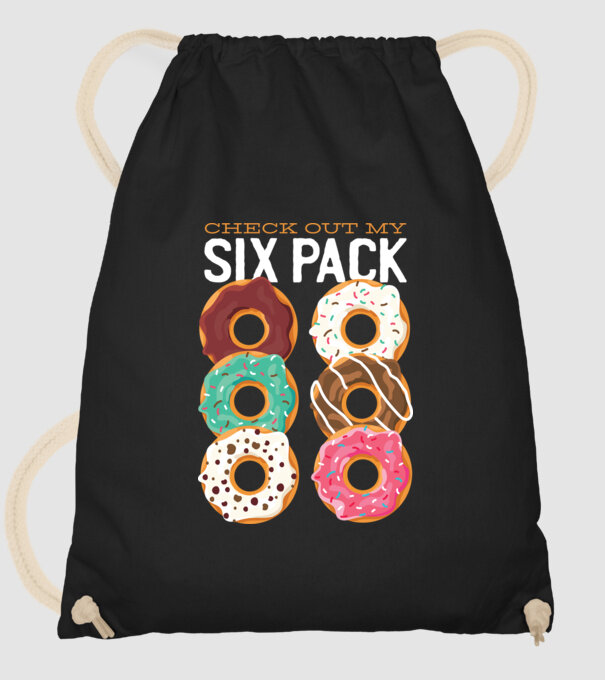 Check out my Six Pack model negru pe tricou