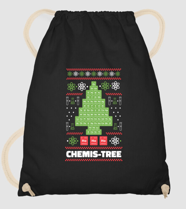 Chemis-tree pom de Crăciun model negru pe tricou
