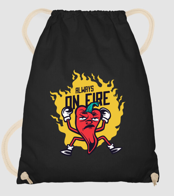 Ardei Chili model negru pe tricou