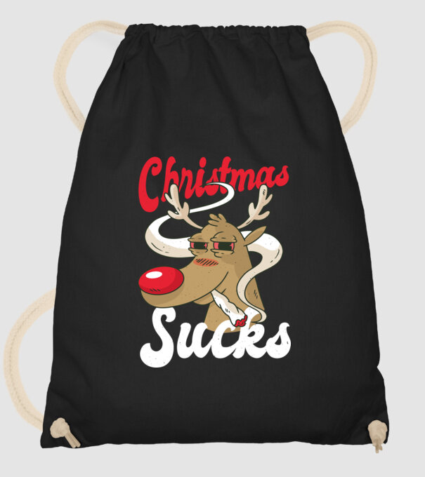 Christmas Sucks - Urăsc Crăciunul Crăciunul model negru pe tricou
