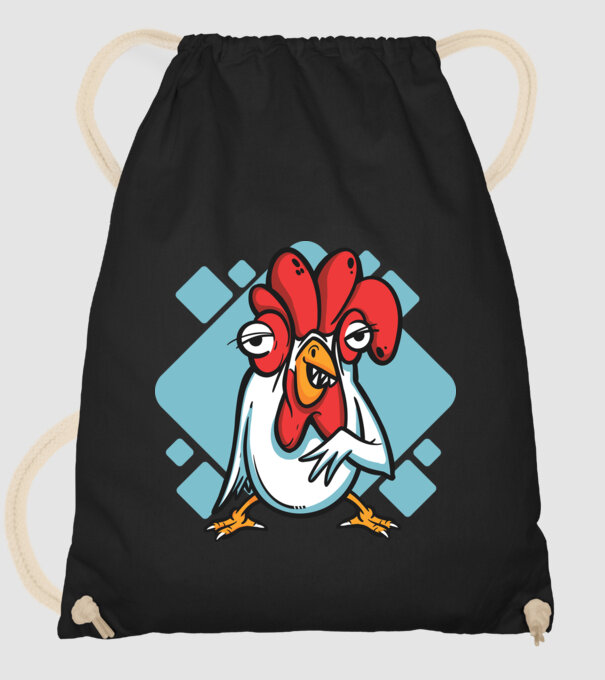 Pui model negru pe tricou