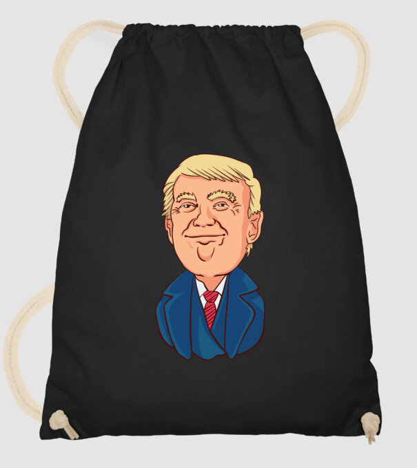 Donald Trump model negru pe tricou