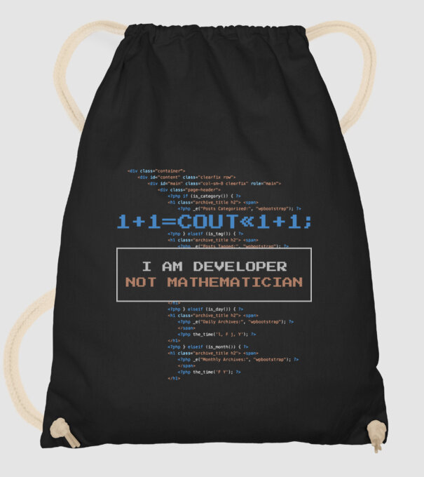Tricou pentru developeri model negru pe tricou