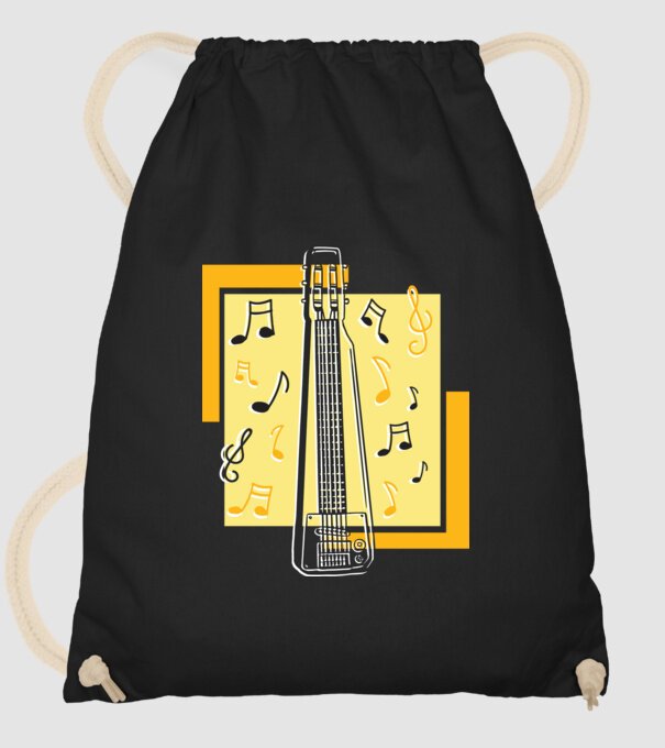 Tricou chitarist model negru pe tricou