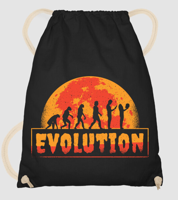 Evoluție Horror model negru pe tricou