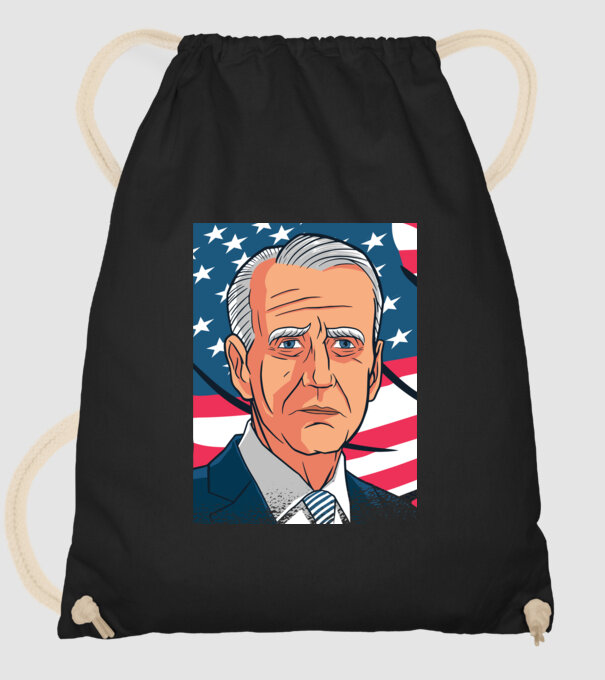 Joe Biden USA model negru pe tricou