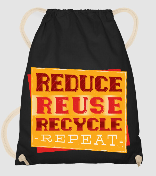 Protecția mediului model negru pe tricou